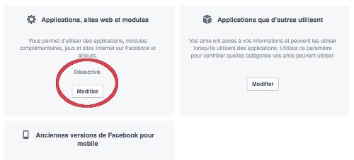 Paramètres de confidentialité de Facebook - applications e-reputation-Facebook16