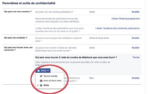 Paramètres de confidentialité de Facebook - téléphone e-reputation-Facebook6